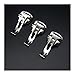 WCWKMYMPTZ Durable Stainless Steel Metal Folding Clasp 12/14/16/18/20/22mm Fashion Clasp Clasp Accessories Clasp(Silver 22mm)