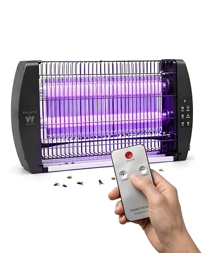 Image of Weird Wolf 20W Electric Insect Killer Machine for Home with Remote Control | Japanese Technology | 365nm UV Light | Covers 100 sq.m | Timer Function | Detachable Tray | 1-Year Warranty