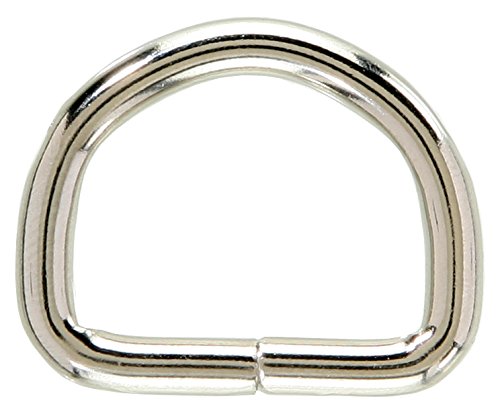 SBS D-Ring | 10 Stück | 35 x 27 mm | Stärke 4mm | Halbrunder Ring Halbring rostfrei