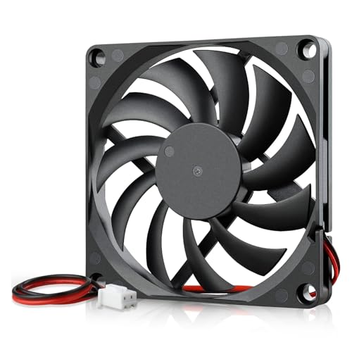 Ventilador PC 80mm de doble rodamiento de bolas para refrigeración de CPU 24V 3