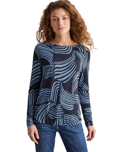 T-Shirt Cecil B322763 Imprimé Graphique Original et Coupe Fluide Femme