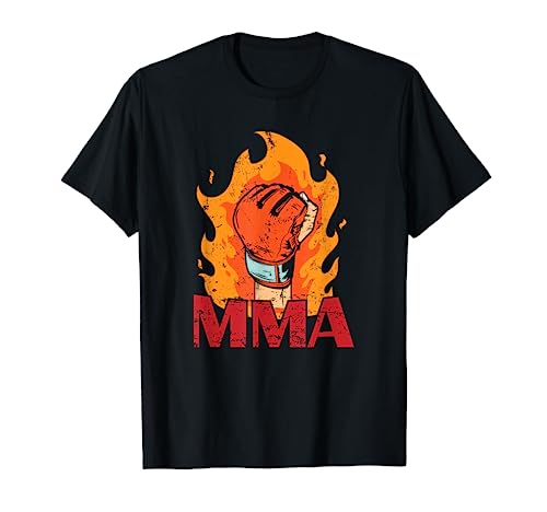 MMA - Guantes de boxeo con fuego Camiseta
