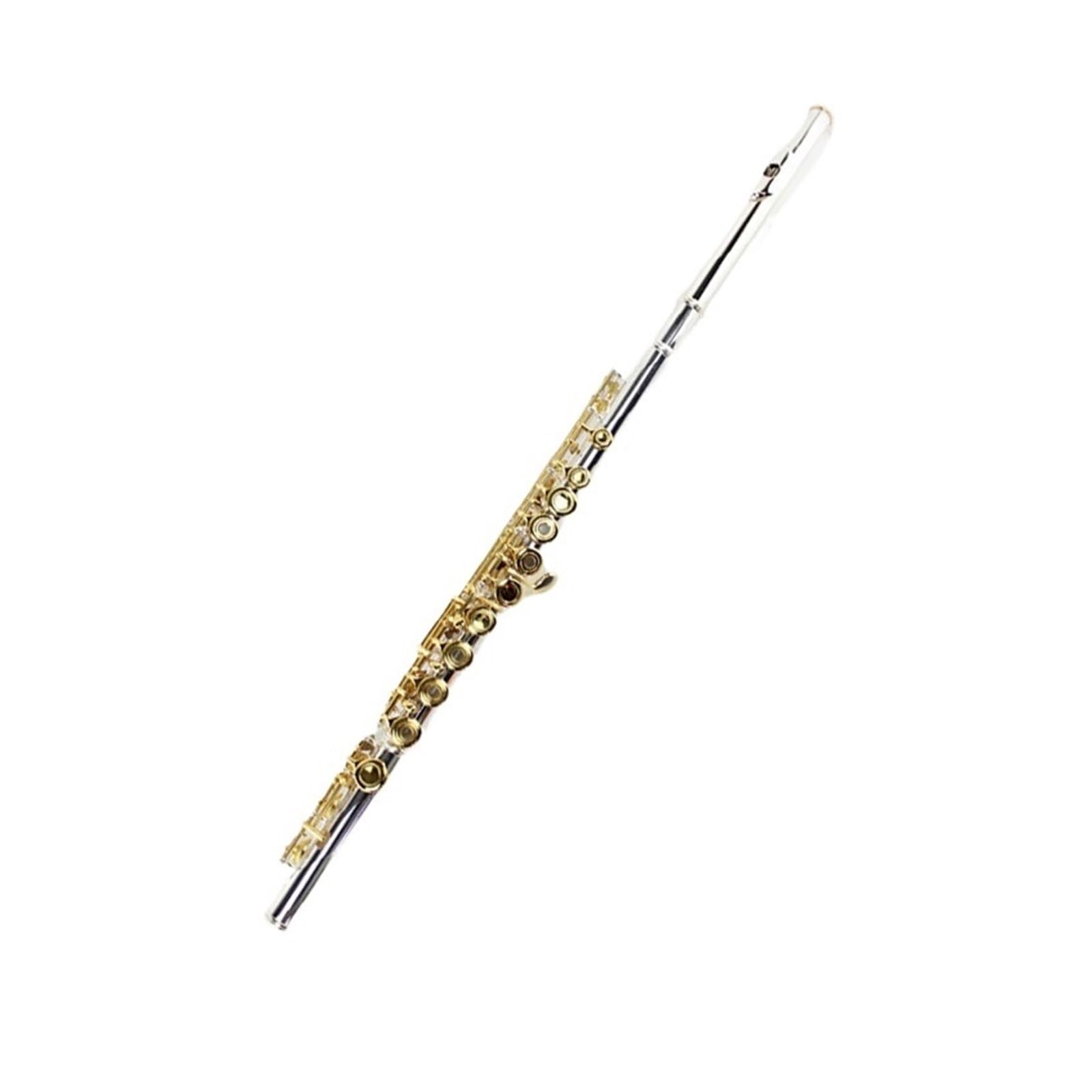 Flauto Flauto traverso con foro aperto superficie della coda in Si placcata in argento