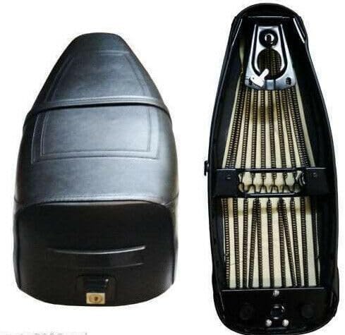 SELLA SELLONE COMPATIBILE CON VESPA PX 125 150 200 ARCOBALENO BASE IN FERRO CON MOLLE MADE IN ITALY TARGHETTA ADESIVA POSTERIORE COD 0130