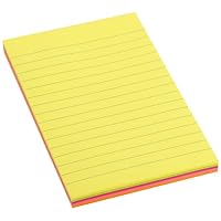 Kores N46125 Blocco Di Foglietti Adesivi, Rettangolari, Colore Giallo, Per Note E Promemoria - 2