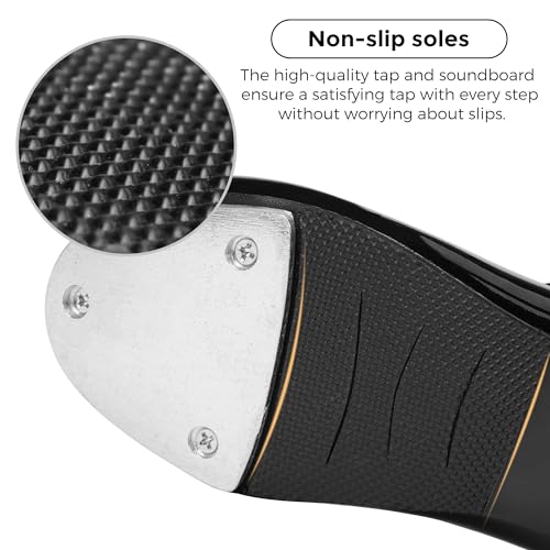 Stelle Tap Shoes for Girls Boys PU Leather Non-Slip Dance Shoes for Toddler/Little Kid/Big Kid4
