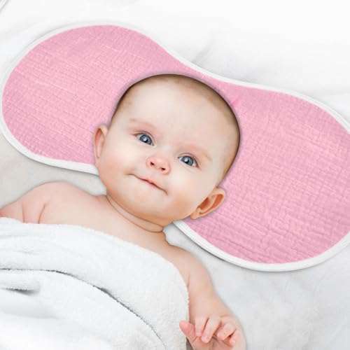Heart Bunny Flowers Pastel Baby Burp Cloths Absorbent Muslin Burp Cloths Soft Burp Cloth Burp Rags Cotton Burp Clothes for Newborn Girl Unisex Boy 1 Pack 22x11 Inches4