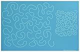 Full Line Stencil - Stipple Meander - Edge to Edge Stencil, Continuous Line Template for Free Motion Quilting, Domestic Machine, Hand Quilting, Long-Arm Quilting (30562)