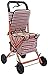Chariot à provisions de Chariot à déambulateur de déambulateur, Chariot à provisions se Pliant Commode à Quatre Roues