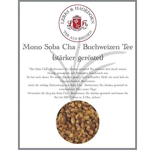 Lerbs & Hagedorn, Mono Kraut Soba Cha - Buchweizen Tee (stärker Geröstet) | Nussig, Aromatisch, Mit Röstnoten 2kg Ca. (162 Liter) Buchweizen