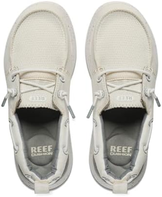 Reef Men's Swellsole Pier Boat Shoe, White Mesh, 11 | Image 1