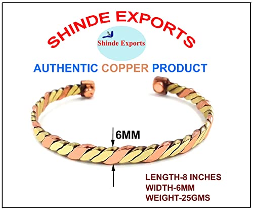 Image of SHINDE EXPORTS Pure Copper Kada /Bracelet for Men and Women.
