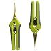 The Relaxed Gardener Garden Pruner Set - Curved and Straight Titanium Coated Blade Micro Tip Garden Clippers - Super Sharp Snips with Anti-Rust Coating