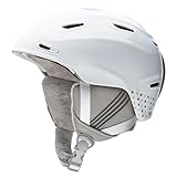 Smith Damen Arrival White Dots 5963 Skihelm, Weiß Hochglanz/Schwarze Punkte, 59-63