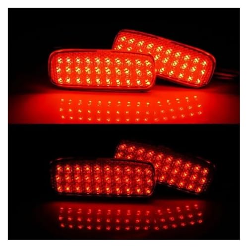Feux stop Citroën C1 C5 réflecteurs pare-chocs arrière LED rouge - 7