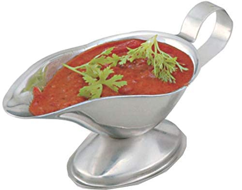 KMW Gravy Boat 5 Oz - (2 pcs Set) | Premium Stainless Steel Sauce Server | Perfect for Serving Gravy, Sauces & Condiments | Elegant Tableware for Home, Restaurants, and Events 2