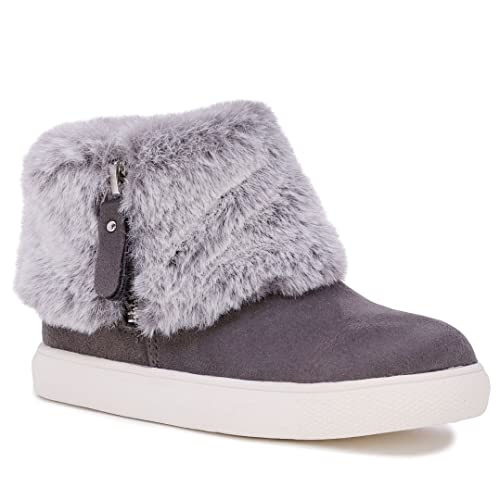 LONDON FOG Girls Toddler Bell Yard Fashion Boot Fur Lined Warm Winter Boots - Main Image