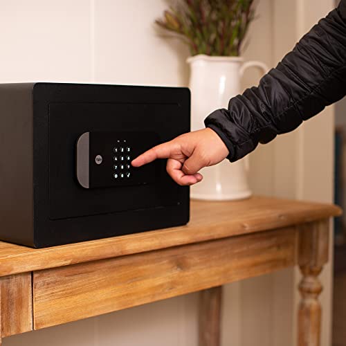 "Get Secured with the Yale Smart Safe Locker - Accessible via Bluetooth & Wi-Fi, Voice Assistance with Google, Alexa & Apple HomeKit. Compatible with the Yale Access App for iOS & Android. Order yours today!"
