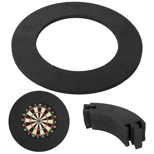 Mineup Dart Catchring Surround, 5pcs Dart Surround Auffangring, 45cm Dartscheibe Schutzring, Dartscheibe Wand Schutz, Dartboard Surround Eva, Dartscheiben-Einfassung, Geeignet für Standard Dartboards