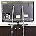 QDOS 2 in 1 Anti-Tip TV Straps | 1 Kit - 2 straps | Gray - Patented SecureHooks Anchor - Holds up to 200 lbs. in Drywall! - Easy Installation, No Screws, No Tools - Adhesive to Furniture Option!