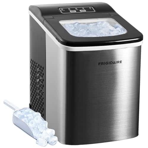 Frigidaire Compact Countertop Ice Maker, Makes 26 Lbs. of Bullet