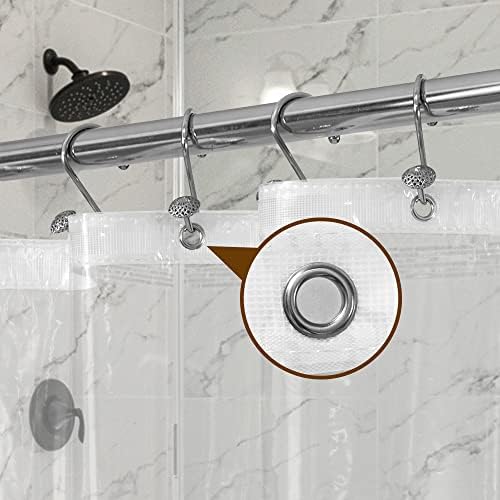 Barossa Design Premium Shower Curtain Liner Standard Size, Clear — view 5