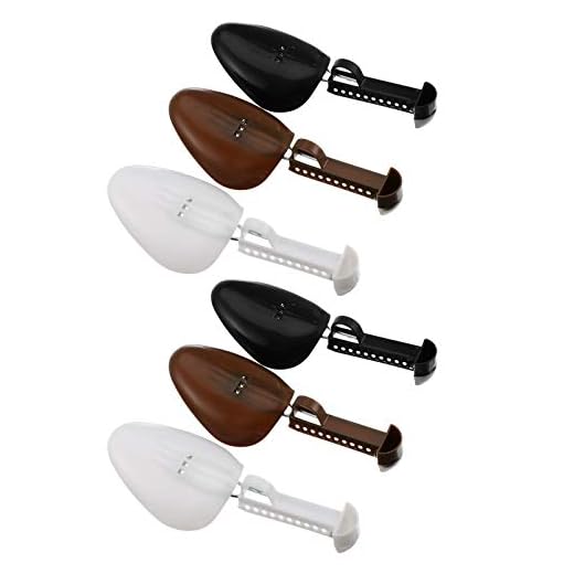HEALLILY 3Pair Sko Stretcher Justerbar Skobredare Expander Skoträd Form För Breda Fötter Tight Skor Cowboy Vandring Start