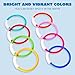 JOYIN Dive Rings Pool Toys, 8 Pcs Colorful Pool Rings for Kids, Underwater Training Swimming Diving Toy for Kids Gifts Summer Swim Water Fun Games