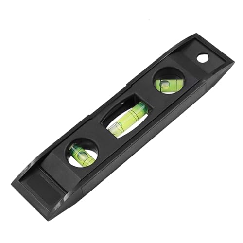 Magnetic Torpedo Level – Heavy-Duty Spirit Level Tool with Strong Magnets, 3 Bubble Vials for Horizontal, Vertical & 45° Angles – Durable Construction for Professional Use & Home