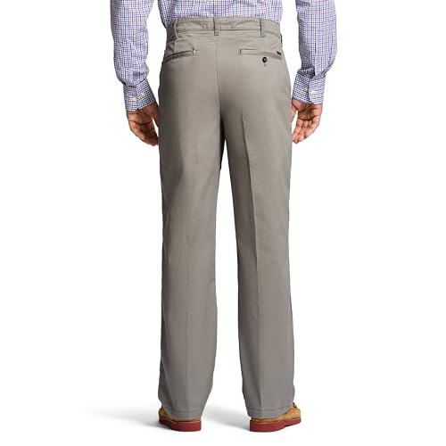 IZOD Men's Performance Stretch Classic Fit Flat Front Chino Pant4