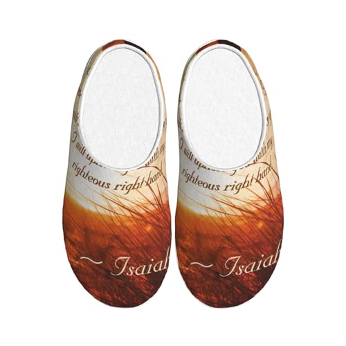 Pink Witchy Witch Full Print Flannel Slippers，Soft Warm Upper, Anti-Slip TPR Sole, for Casual Use