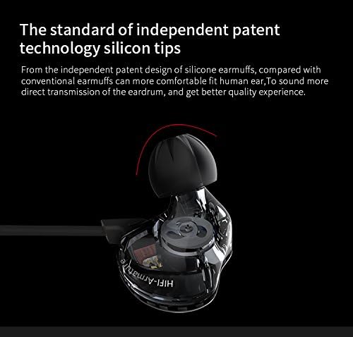 Miniatura 4 de Kinboofi KZ ZST - Auriculares intrauditivos, híbridos de doble conductor con equilibrio de color, auriculares HiFi Bass Auriculares intrauditivos