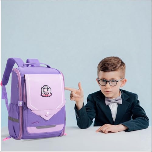 Image of Tinytot Hello Kitty Printed Design School Bag 26 Litre, Stylish & Trendy Water Resistant High Storage School Collage Travel Backpack for Boys & Girl, 18 Inch with Trolley