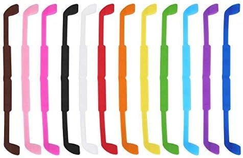 12 Pack Glasses Strap Eyewear Retainer Eyeglass Cord Holder Antislip for 12 Colors