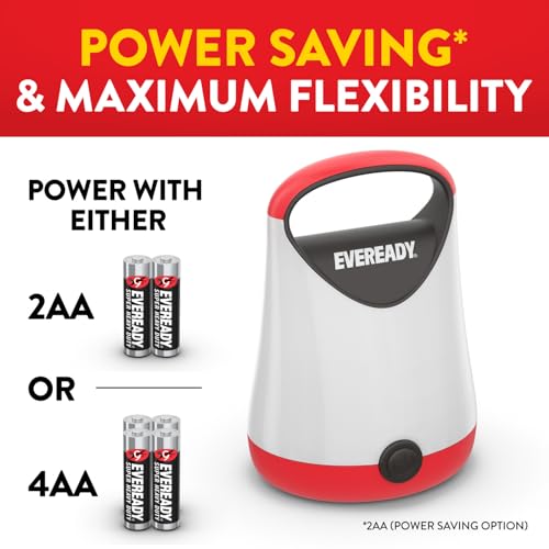 image for Eveready LED Camping Lantern X-250 (2-Pack), Super Bright Tent Lights,