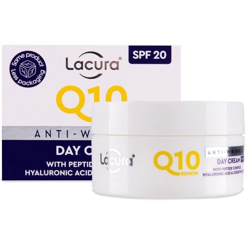 Lācurā Aldi - Day Cream - Q10 - Anti-Wrinkle - With Peptide Complex, Hyaluronic Acid & Coenzyme Q10 | 50mL