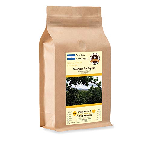 Kaffee Globetrotter - Kaffee Mit Herz - Nicaragua Los Papales - 500 g Grob Gemahlen - für Stempel-kanne French-Press Kaffeebereiter - Spitzenkaffee Fair Gehandelt Unterstützt Soziale Projekte Cover