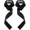 OCBA Wrist Straps Wraps for Weightlifting Heavy Duty Wrist Wraps Cotton Padded Gym Wrist Supports Bodybuilding Powerlifting Fitness Grips One Size Fits All with Thumb Support