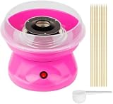 Macchina per Zucchero Filato Elettrica 500W, Cotton Candy Machine Portatile con 10 Bastonc...