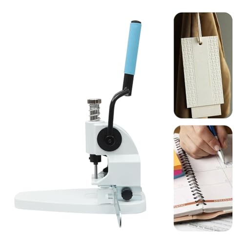 Manueller Papierloch-Luncher - 300 Blatt Kapazität, 3 Bohrnadeln, Bewegliche Positionierung Linear für Zuhause, Schule, Büro