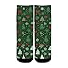 susiyo Artistic Festive Tree Pattern Hiking Socks Boy Girls - Cushioned Crew Socks for Kids Soft, Breathable & Seamless Toe for All-Day Comfort