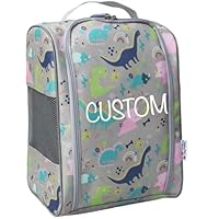 Tiddler Boot Bag | Kids Multi-Purpose Bag | Wellington Welly Boots Storage Bag for Both Children & Adults! Perfect for Muddy Wellies, Football Boots, Shoes & More (Personalised Dinky Dinos)