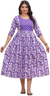 Tropwear Women's Comfortable Maternity Feeding Rayon Anarkali Kurta Dress with Both Side Zippers | Pre and Post-Pregnancy... Price In India