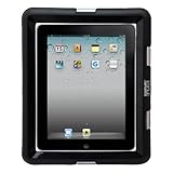Pyle Universal iPad Waterproof Case, Marine Water Resistant IPX8 Outdoor Rugged Heavy Duty Tough Durable Shockproof Dustproof Protective Case with Screen Protector and Headphone Jack (Black)