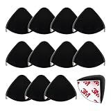 Baby Proofing Corner Protector Baby 12 Pack Black – Food Grade Silicone Table Corner Protectors – L Shaped Furniture Edge Guards with Strong 3M Adhesive – Safe Non Choking Size for Kids and Toddlers