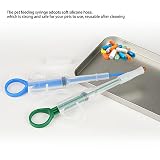 Tablette Feeder 2 Pack, Tabletteneingeber Katze, Medikamenten Feeder, Tablet Feeder Krankenpflege Pusher Shooter Pills Feeder für Katzen kleine Hunde