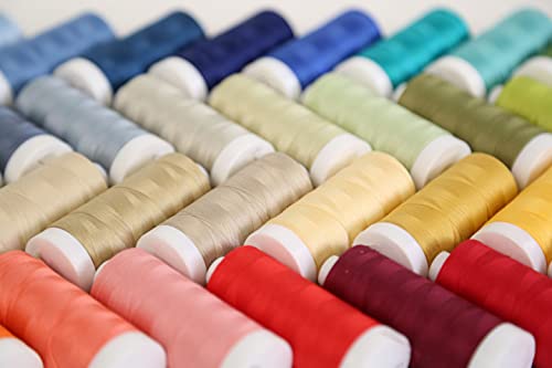 Hilo de algodón PIMA 50 wt Superior Threads 1200 yardas azul miniatura 4