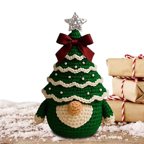 Kit de crochet pour débutant : nains de Noël fait maison et loisirs créatifs festifs faciles