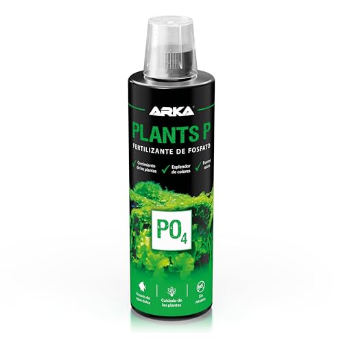 ARKA Plants P - 473 ml - Abono fosfatado Altamente eficaz para un Crecimiento exuberante de Las Plantas en acuarios de Agua Dulce, sin nitratos, Ideal para el aquascaping
