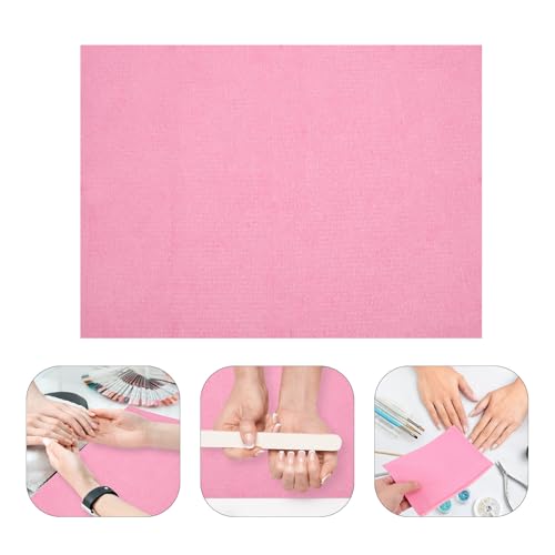 Nappes jetables en pâte à bois rose légères et portables de table - 7